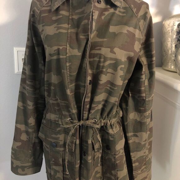 Womens Sanctuary Camo Jacket medium - Picture 3 of 6